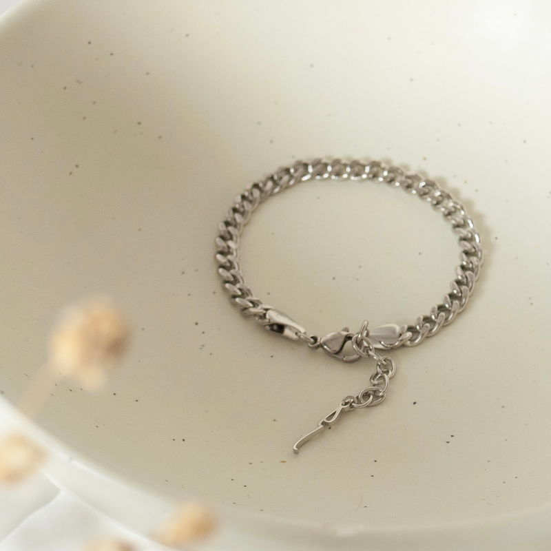 Arabic hubb love bracelet silver