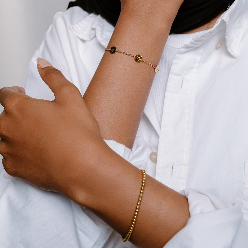 Happiness Bracelet - Patience, Gratitude & Trust in God